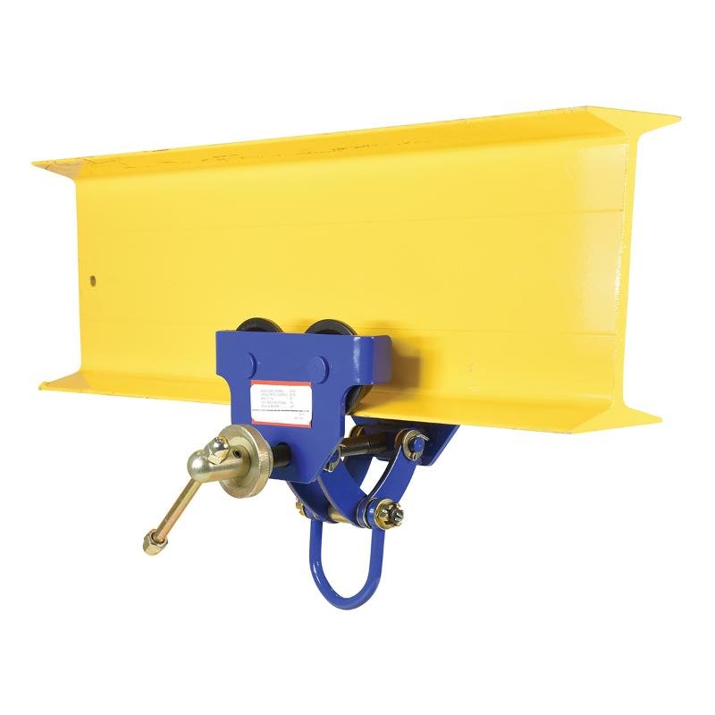 vestil-trolley-ibeam-qit-03 Vestil QIT-03 Manual Trolley Steel Construction 300 lb Capacity - Image 1