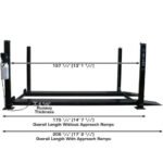 Atlas PRO8000 4 Post Lift + RJ35 Sliding Jacks Combo - Image 10