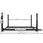 Atlas ALI Certified APEX 8 4 Post Lift + RJ35 Sliding Jacks Combo - Image 12