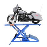 iDEAL Elec-Hydra Motorcycle Lift Bench w/Integrated Motor & Retractable Ramp - Image 3