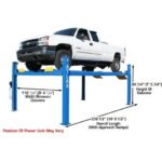 Atlas 412 12,000 lb 4-Post Lift + RJ6 Jacks Combo - Image 2