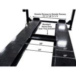Atlas PRO8000EXT-L 4 Post Lift + RJ35 Sliding Jacks Combo - Image 8