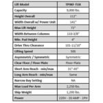 Tuxedo TP9KF-TUX 9,000 lb Two Post Floor Plate - Symmetric - Image 2