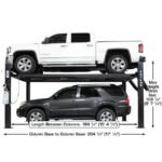 Atlas ALI Certified APEX9 4 Post Lift + RJ6 Rolling Bridge Jacks Combo - Image 4