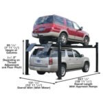 Atlas PRO9000 4 Post Lift + RJ35 Sliding Jacks Combo - Image 7