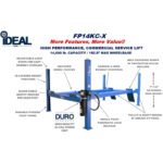 iDEAL FP14KC-X 14,000 lb. 4 Post Service Lift 182.5" WB (Closed Front ) - Image 5