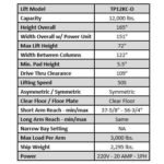 Tuxedo TP12KC-D 12,000 lb Two Post Lift -- Direct Drive - Image 5