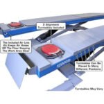 Atlas 12AWFSL Alignment Scissor Lift and RJ-6 Rolling Jack Combo - Image 15