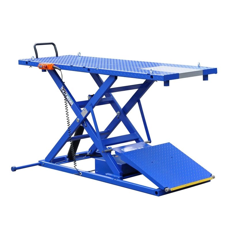 2096b6_6655ad612d464a4aa2aa7d7493fbe203_mv2 iDEAL Elec-Hydra Motorcycle Lift Bench w/Integrated Motor & Retractable Ramp