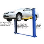 Atlas 9KBPX 9,000 lb Baseplate 2 Post Lift w/ LMA Combo - Image 25