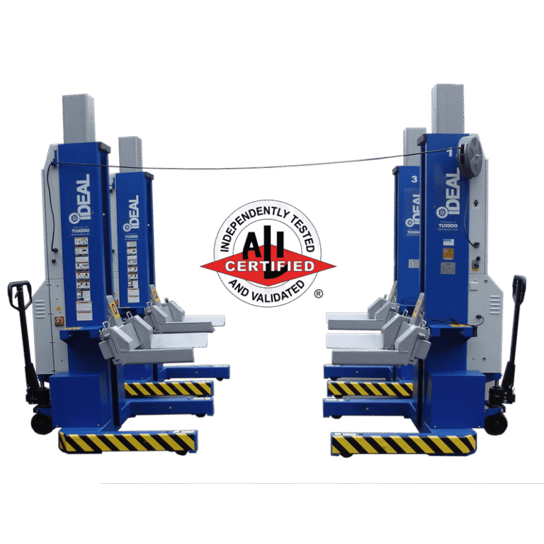 iDEAL MSC-18K-X-472 Mobile Column Lift, Four Column Set, 72,000 lbs. ALI...