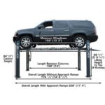 Atlas 408SL 8,000 lb. Super Deluxe 4-Post Lift - Image 6