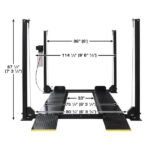 Atlas ALI Certified APEX 8 4 Post Lift + RJ35 Sliding Jacks Combo - Image 10