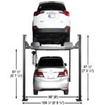 Atlas Apex 8, 8,000 lb 4 Post Vehicle Storage Lift - ALI Certified - Image 5