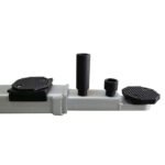 Tuxedo TP9KAC-TUX 9,000 lb Two Post Clear Floor - Asymmetric - Image 6