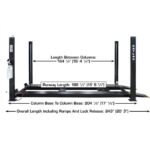 Atlas ALI Certified APEX9 4 Post Lift + RJ6 Rolling Bridge Jacks Combo - Image 7