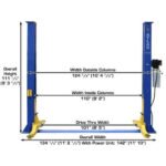 Atlas 9KBPX 9,000 lb Baseplate 2 Post Lift w/ LMA Combo - Image 8