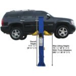 Atlas 9KBPX 9,000 lb Baseplate 2 Post Lift w/ LMA Combo - Image 3
