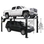 Atlas ALI Certified APEX9 4 Post Lift + RJ6 Rolling Bridge Jacks Combo - Image 3