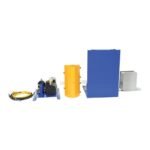 Vestil Trailer Lock System Steel Electric Hydraulic with Aluminum Light Package  Blue / Yellow - Image 4