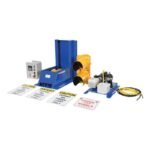 Vestil Trailer Lock System Steel Electric Hydraulic with Aluminum Light Package  Blue / Yellow - Image 2