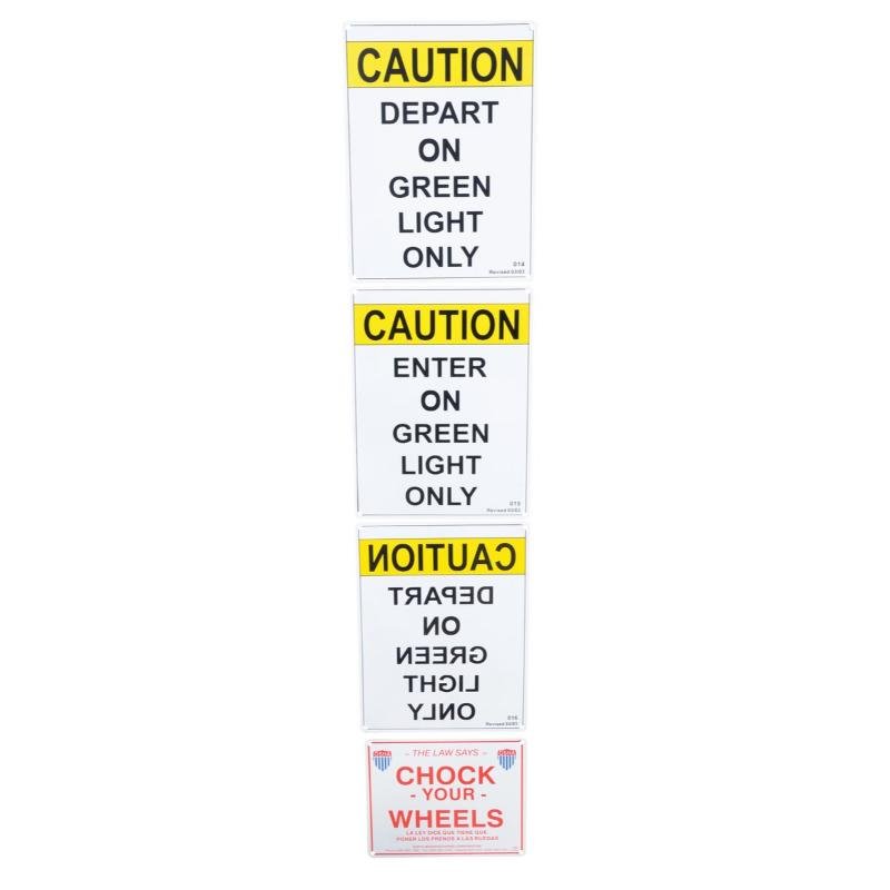 Vestil Trailer Lock System Steel Electric Hydraulic with Polypropylene Light Package Blue / Yellow - Image 3