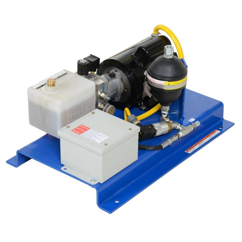 Vestil Trailer Lock System Steel Electric Hydraulic with Polypropylene Light Package Blue / Yellow - Image 4