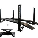 Mayflower Pro8000 4-Post Lift + SJ5500 5,500 lb Sliding Bridge Jack
